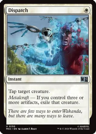 Dispatch (Surge Foil) (MSC-130) [Commander: Marvel Super Heroes] Foil