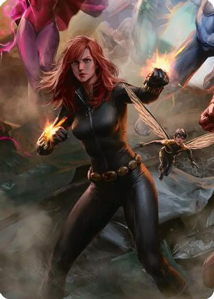 Black Widow, Intel Expert Art Card (AAMSH-004) [Art Series: Marvel Super Heroes]