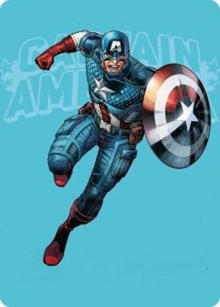 Captain America, Super-Soldier Art Card (AAMSH-021) [Art Series: Marvel Super Heroes]