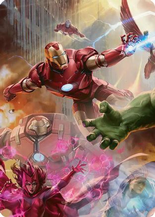 Iron Man, Futurist Paragon Art Card (AAMSH-001) [Art Series: Marvel Super Heroes]
