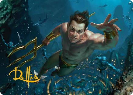 Namor the Sub-Mariner Art Card (Gold-Stamped Signature) (AAMSH-006) [Art Series: Marvel Super Heroes]
