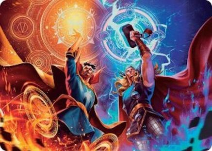 We Say Thee Nay! Art Card (AAMSH-007) [Art Series: Marvel Super Heroes]