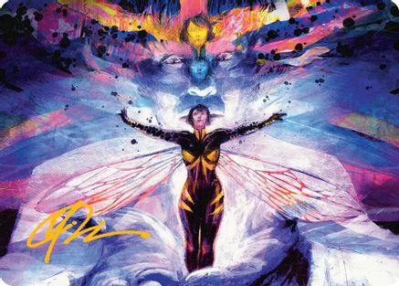 Pym Particles Art Card (Gold-Stamped Signature) (AAMSH-008) [Art Series: Marvel Super Heroes]