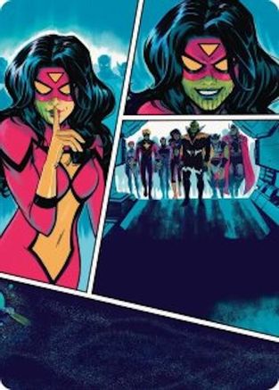 Secret Invasion Art Card (AAMSH-018) [Art Series: Marvel Super Heroes]