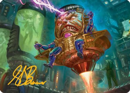 M.O.D.O.K. Art Card (Gold-Stamped Signature) (AAMSH-009) [Art Series: Marvel Super Heroes]