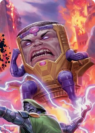 M.O.D.O.K., Evil Intellect Art Card (AAMSH-009) [Art Series: Marvel Super Heroes]