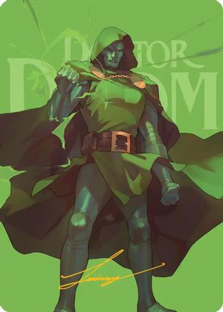 Doctor Doom Art Card (Gold-Stamped Signature) (AAMSH-024) [Art Series: Marvel Super Heroes]