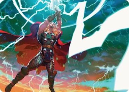 Lightning Strike Art Card (AAMSH-011) [Art Series: Marvel Super Heroes]