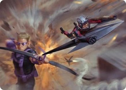 Team Tactics Art Card (AAMSH-012) [Art Series: Marvel Super Heroes]