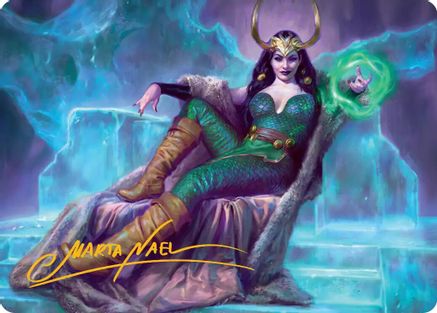 Lady Loki, Agent of Chaos Art Card (Gold-Stamped Signature) (AAMSH-033) [Art Series: Marvel Super Heroes]