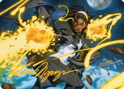 Photon, Mighty Marvel Art Card (Gold-Stamped Signature) (AAMSH-034) [Art Series: Marvel Super Heroes]
