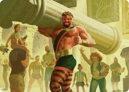 Hercules, Prince of Power Art Card (AAMSH-013) [Art Series: Marvel Super Heroes]