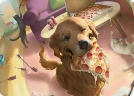 Lucky the Pizza Dog Art Card (AAMSH-044) [Art Series: Marvel Super Heroes]