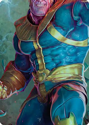 Thanos, the Mad Titan Art Card (5/9) (AAMSH-005) [Art Series: Marvel Super Heroes]