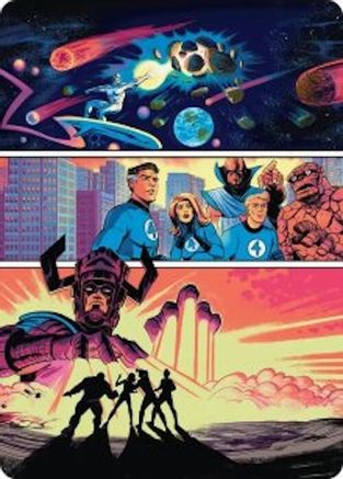 The Coming of Galactus Art Card (AAMSH-020) [Art Series: Marvel Super Heroes]