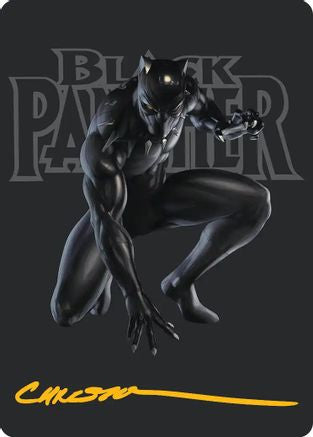 Black Panther, Hope Enduring Art Card (Gold-Stamped Signature) (AAMSH-027) [Art Series: Marvel Super Heroes]