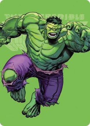 The Incredible Hulk Art Card (AAMSH-028) [Art Series: Marvel Super Heroes]