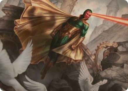 The Vision Art Card (AAMSH-015) [Art Series: Marvel Super Heroes]