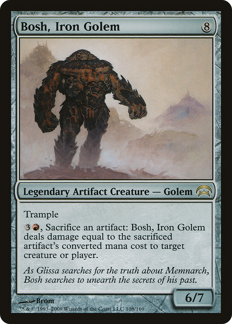 Bosh, Iron Golem (HOP-108) [Planechase]