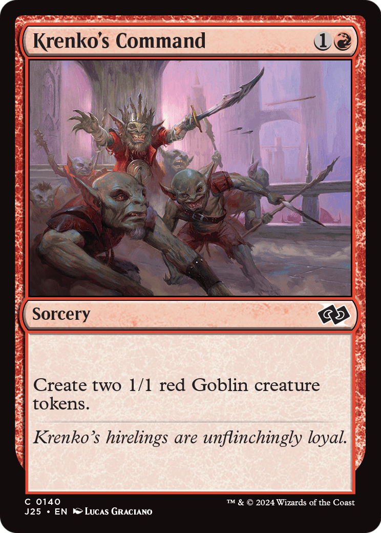 Krenko's Command (J25-140) [Foundations Jumpstart]