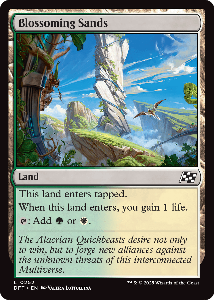 Blossoming Sands (DFT-252) [Aetherdrift] Foil