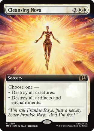 Cleansing Nova (Extended Art) (MSC-297) [Commander: Marvel Super Heroes]