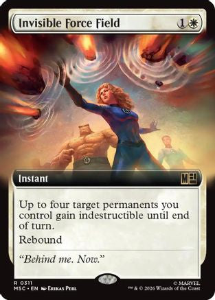 Invisible Force Field (Extended Art) (MSC-311) [Commander: Marvel Super Heroes]