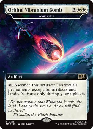 Orbital Vibranium Bomb - Scourglass (Extended Art) (MSC-318) [Commander: Marvel Super Heroes]