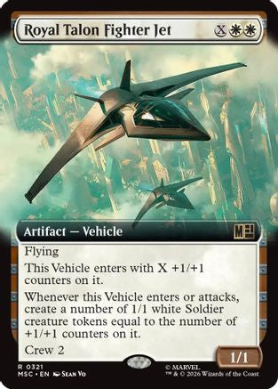 Royal Talon Fighter Jet (Extended Art) (MSC-321) [Commander: Marvel Super Heroes]
