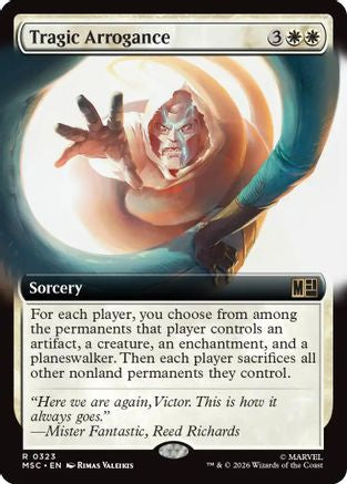 Tragic Arrogance (Extended Art) (MSC-323) [Commander: Marvel Super Heroes]