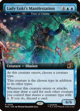 Lady Loki's Manifestation - Titan of Littjara (Extended Art) (MSC-335) [Commander: Marvel Super Heroes]