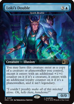 Loki's Double - Spark Double (Extended Art) (MSC-337) [Commander: Marvel Super Heroes]