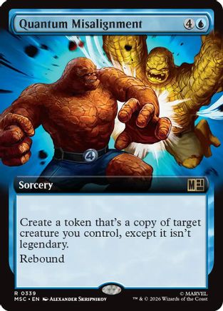 Quantum Misalignment (Extended Art) (MSC-339) [Commander: Marvel Super Heroes]