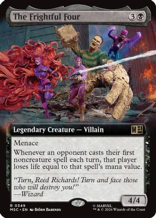 The Frightful Four (Extended Art) (MSC-349) [Commander: Marvel Super Heroes]
