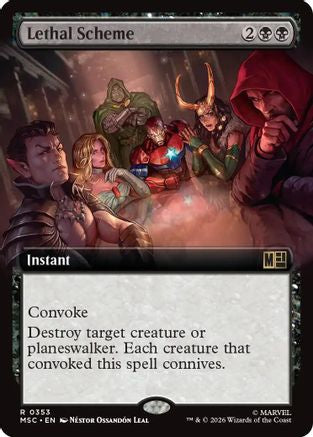 Lethal Scheme (Extended Art) (MSC-353) [Commander: Marvel Super Heroes]