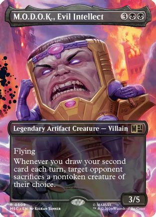 M.O.D.O.K., Evil Intellect (Borderless) (MSC-509) [Commander: Marvel Super Heroes]
