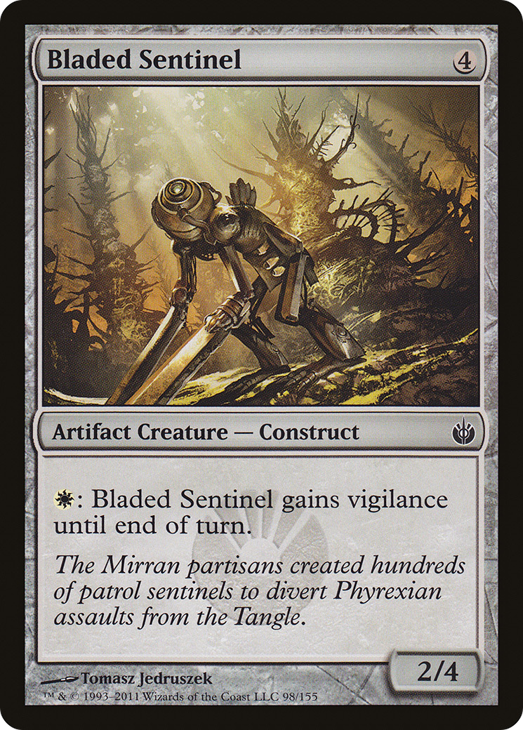 Bladed Sentinel (MBS-098) [Mirrodin Besieged] Foil