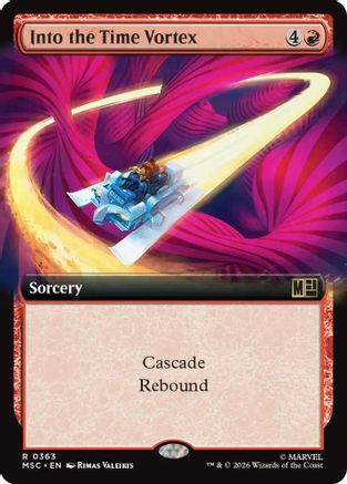 Into the Time Vortex (Extended Art) (MSC-363) [Commander: Marvel Super Heroes]