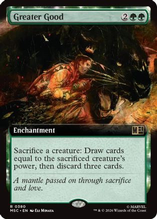 Greater Good (Extended Art) (MSC-380) [Commander: Marvel Super Heroes]