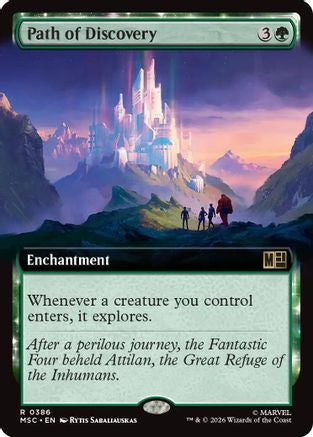 Path of Discovery (Extended Art) (MSC-386) [Commander: Marvel Super Heroes]