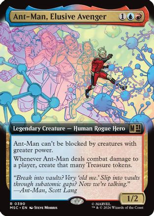 Ant-Man, Elusive Avenger (Extended Art) (MSC-390) [Commander: Marvel Super Heroes]