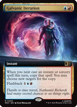 Galvanic Iteration (Extended Art) (MSC-404) [Commander: Marvel Super Heroes]