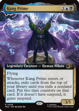 Kang Prime (Extended Art) (MSC-406) [Commander: Marvel Super Heroes]