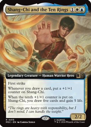 Shang-Chi and the Ten Rings (Extended Art) (MSC-415) [Commander: Marvel Super Heroes]