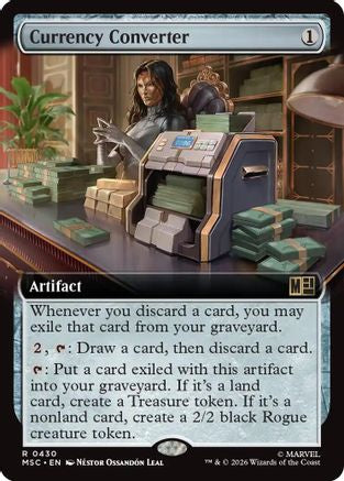 Currency Converter (Extended Art) (MSC-430) [Commander: Marvel Super Heroes]