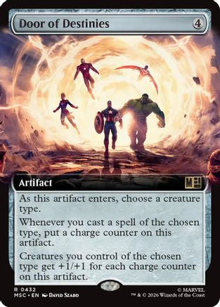 Door of Destinies (Extended Art) (MSC-432) [Commander: Marvel Super Heroes]
