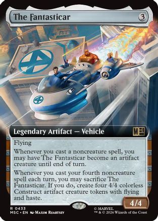 The Fantasticar (Extended Art) (MSC-433) [Commander: Marvel Super Heroes]