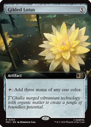 Gilded Lotus (Extended Art) (MSC-434) [Commander: Marvel Super Heroes]
