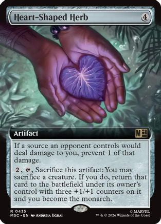 Heart-Shaped Herb (Extended Art) (MSC-435) [Commander: Marvel Super Heroes]