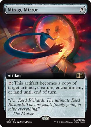 Mirage Mirror (Extended Art) (MSC-443) [Commander: Marvel Super Heroes]